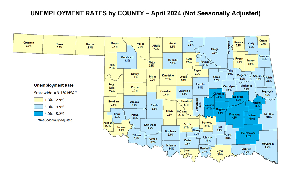 Unemployment rates rise in April