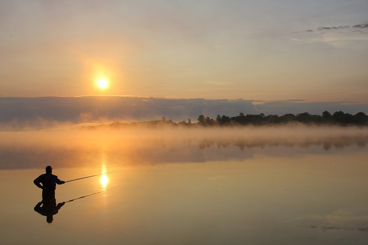 Wister Lake fishing