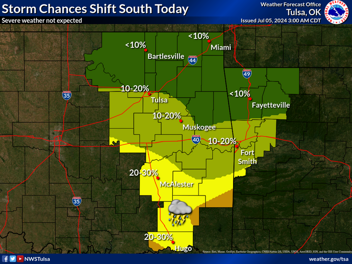 LeFlore County weather 7-5-2024