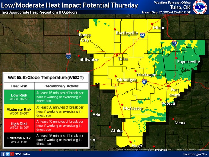 LeFlore County weather 9-17-2024