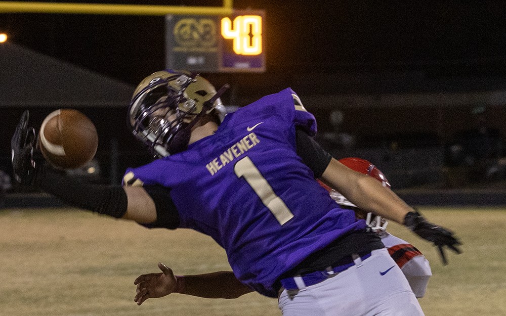 Heavener scores big