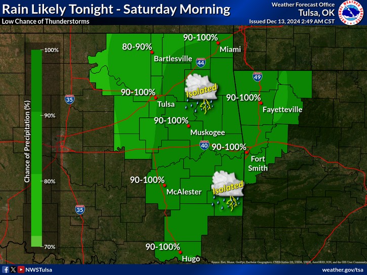 LeFlore County weather forecast